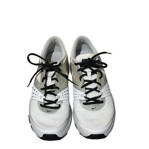Nike Air 1 TR Mens Training Shoes White Black Silver 443846-101 Size 9.5